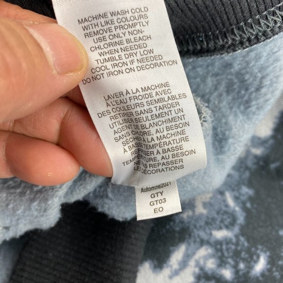 Champion Sweater Women Extra Small XS Black Gray Hoodie Spell Out Embroidered - Picture 9 of 12